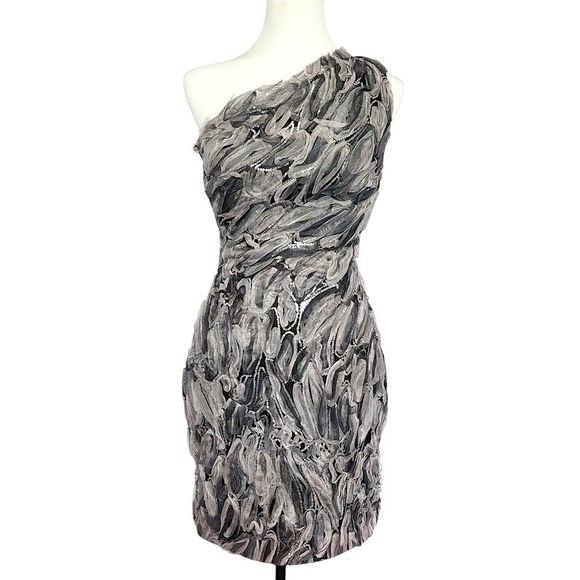 Deadstock Y2k MANDALAY Julian Joyce Sequin Embellished Cocktail Event NYE Dress